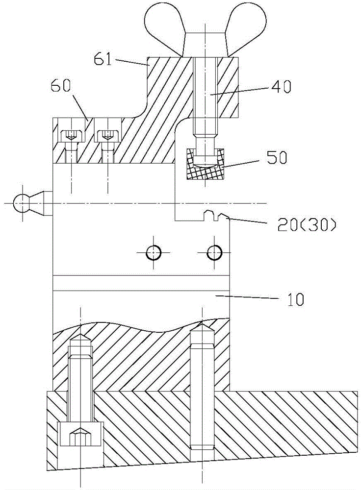 Blade tenon tooth positioning device