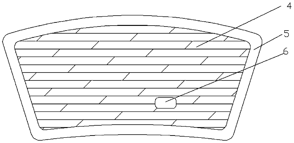 Manufacturing method of front windshield automobile coated glass