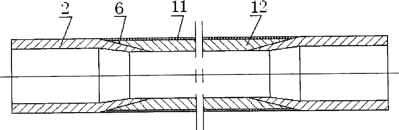 Pipe connection used for indoor and outdoor units of air conditioner and its method for making production method