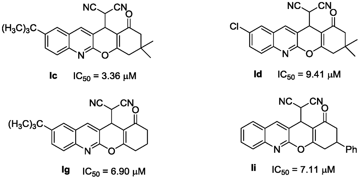 A kind of chromeno[2,3-b]quinoline derivative and its preparation method and application