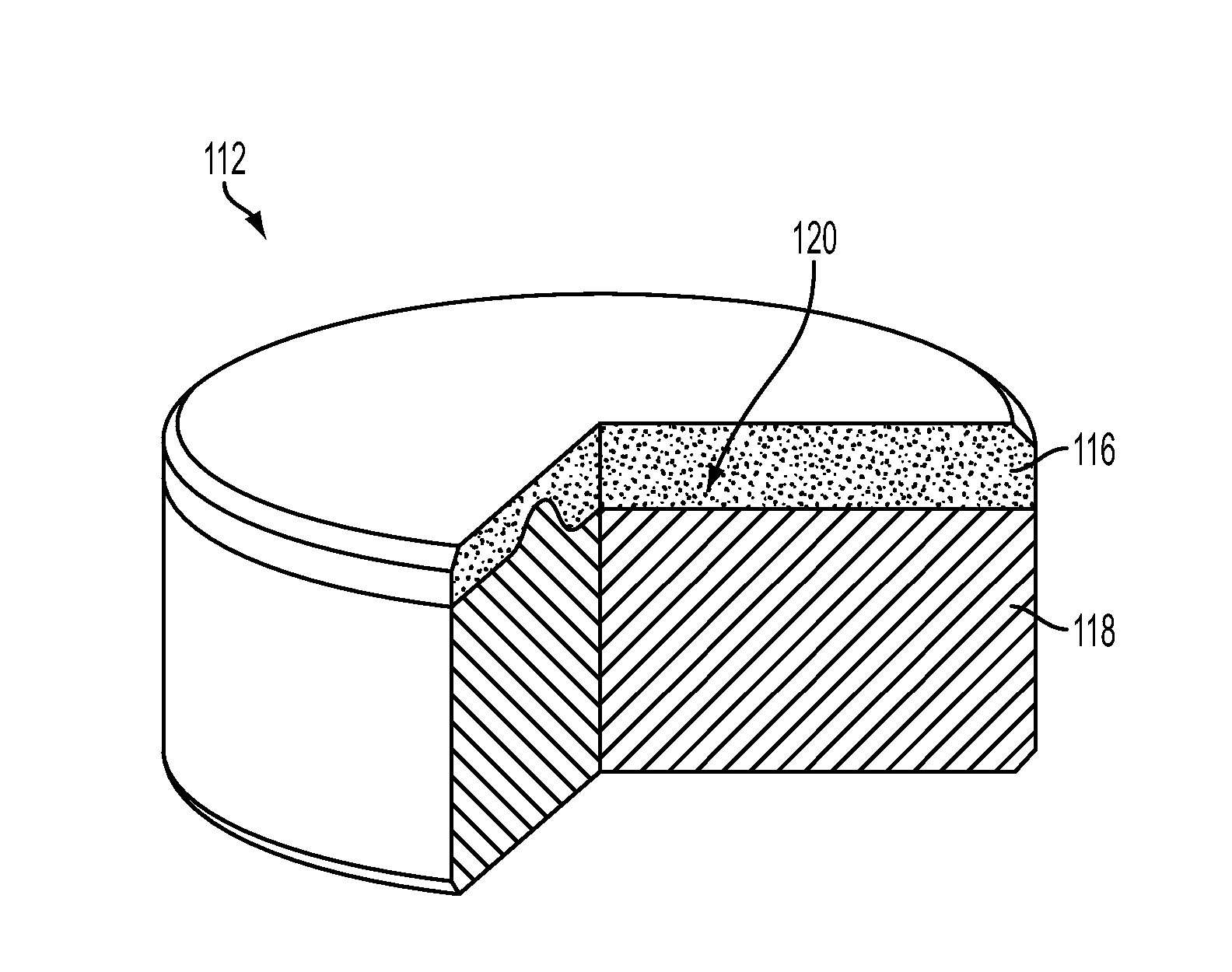 Cutting elements including non-planar interfaces, earth-boring tools including such cutting elements, and methods of forming cutting elements