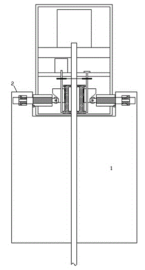 Water gate control system capable of automatically locking and restoring
