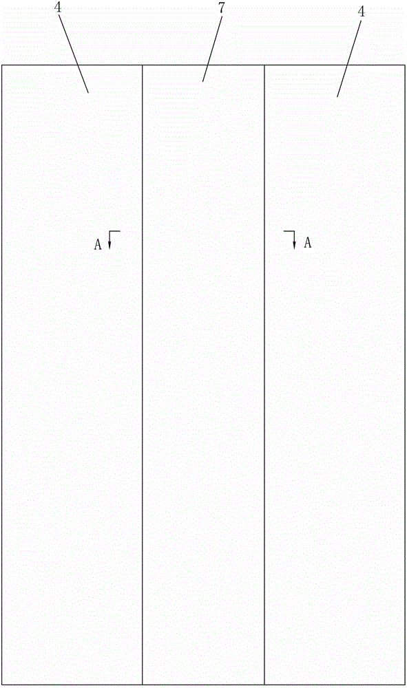 Connecting component for mounting curtain wallboard