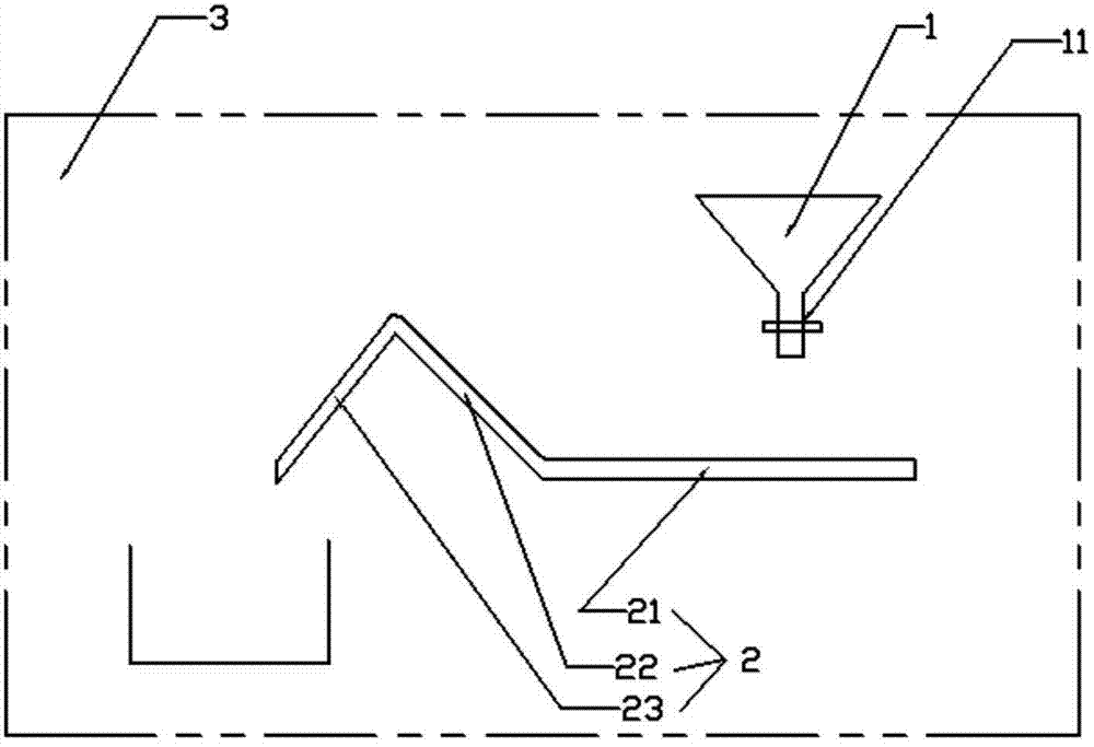 Mixing cage structure of firebrand particle furnace