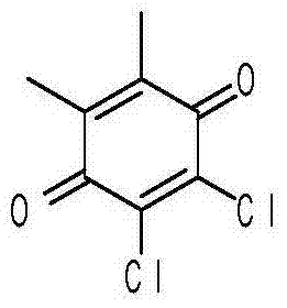 Novel method for preparing cinnoline derivative midbody dichloro dimethyl benzoquinone
