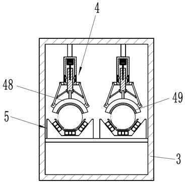 A surface polishing device for stainless steel pipe processing