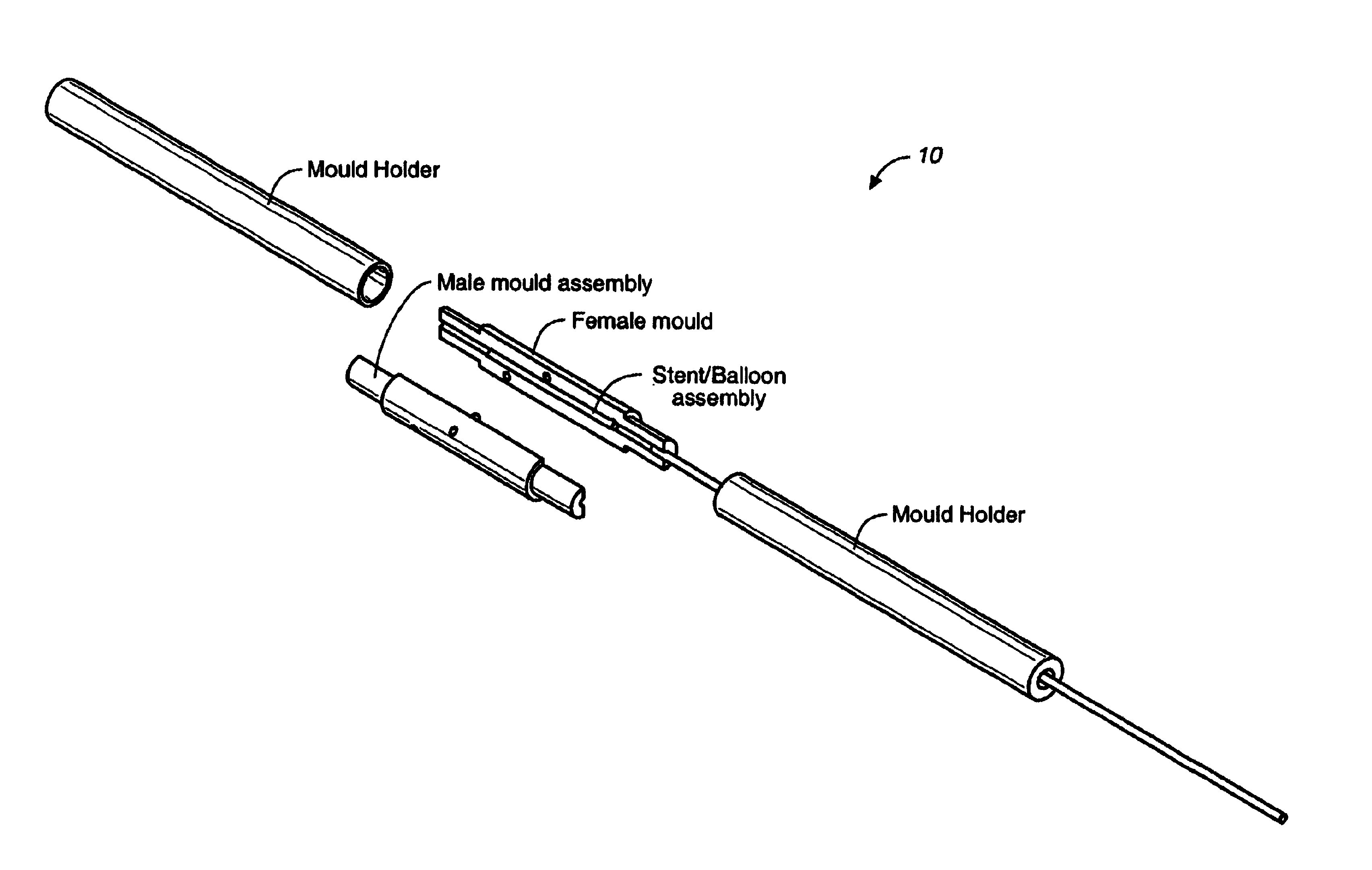Apparatus for mounting a stent onto a stent delivery system