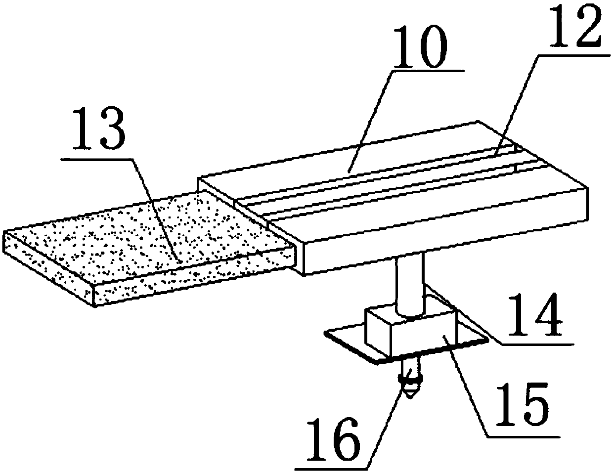 Composite layer type cutting tool with protection function
