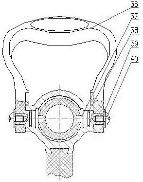 High-stability large-flow direct-current spraying water gun