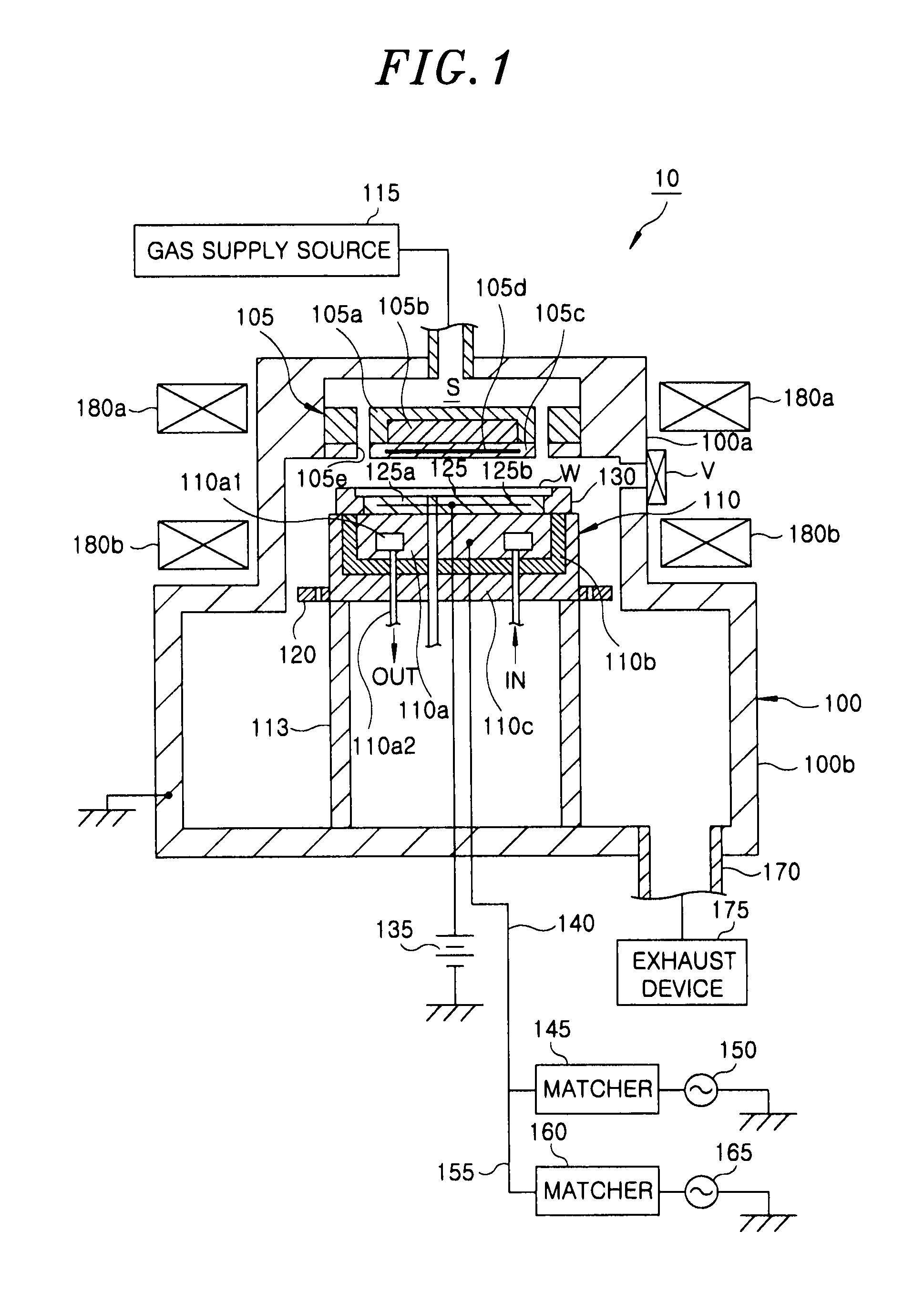 Plasma processing apparatus and electrode for same