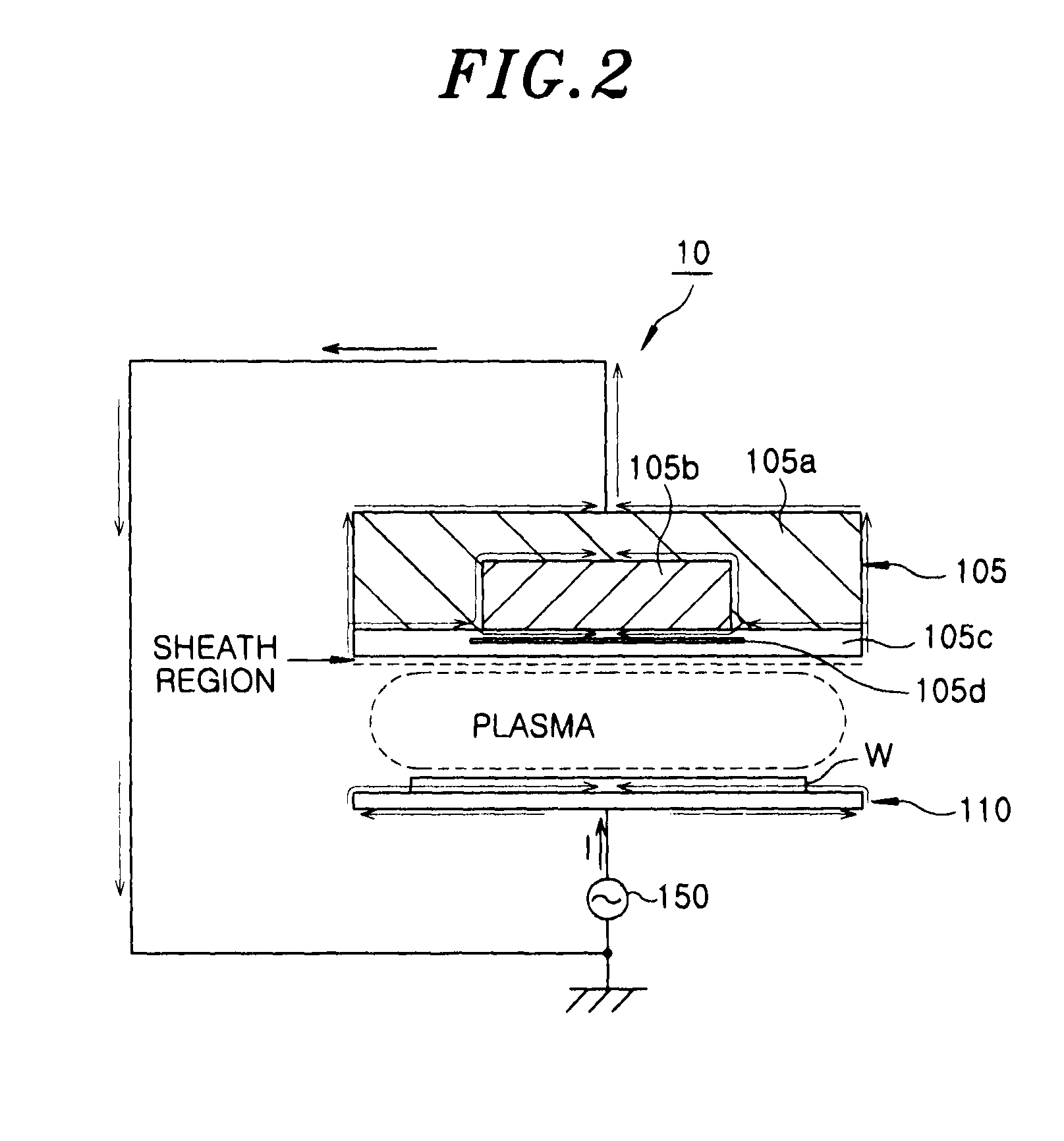 Plasma processing apparatus and electrode for same