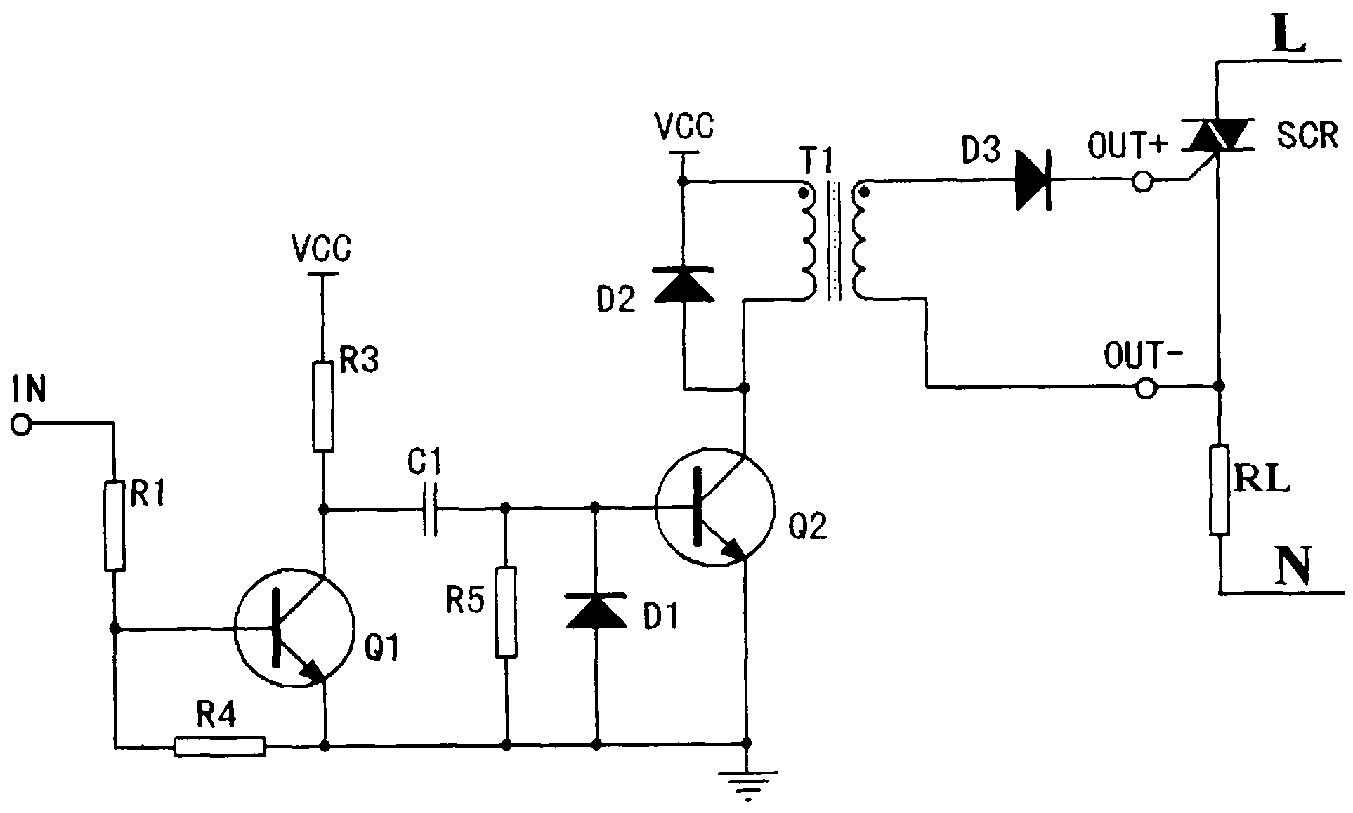 Silicon controlled trigger circuit