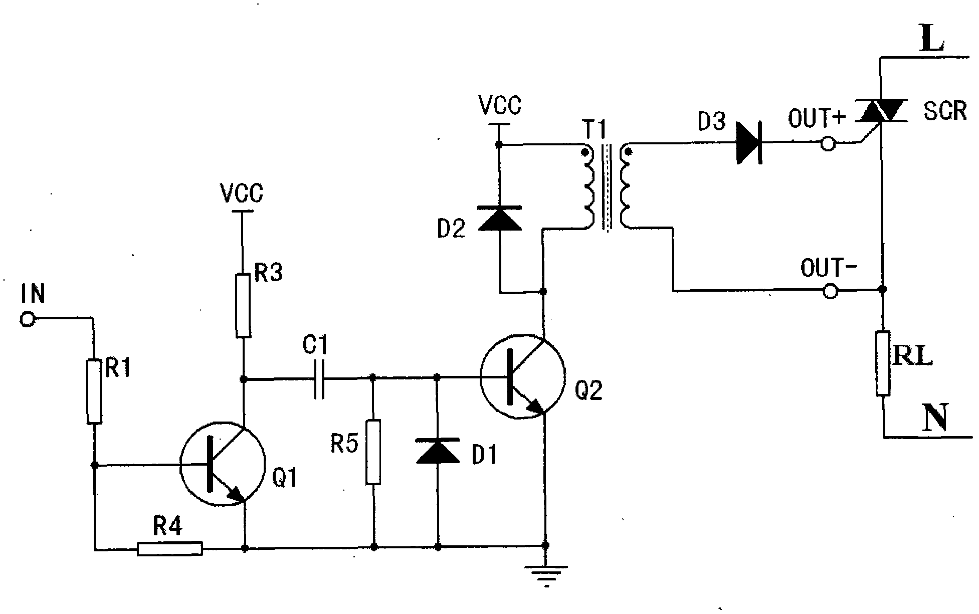 Silicon controlled trigger circuit