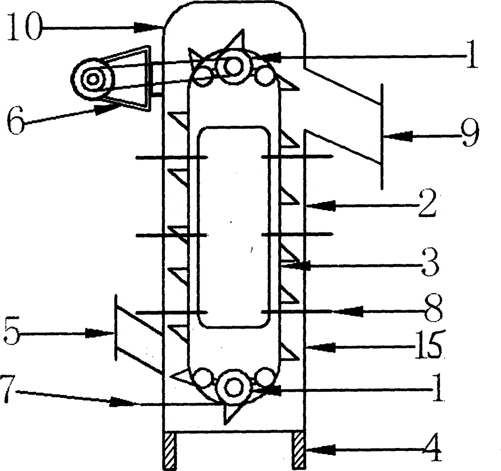 Vacuum bucket elevator