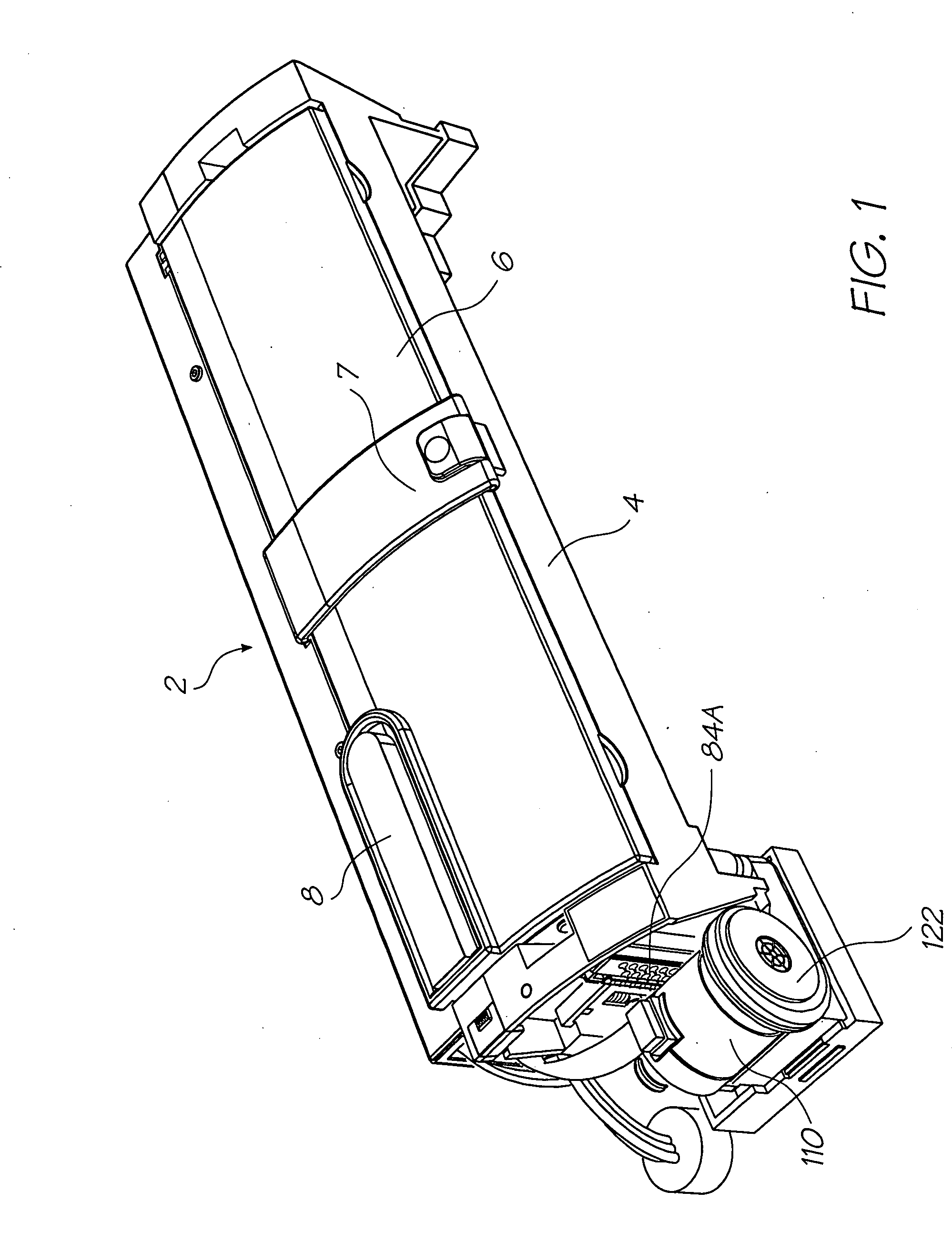 Inkjet printer cartridge with a compressed air port