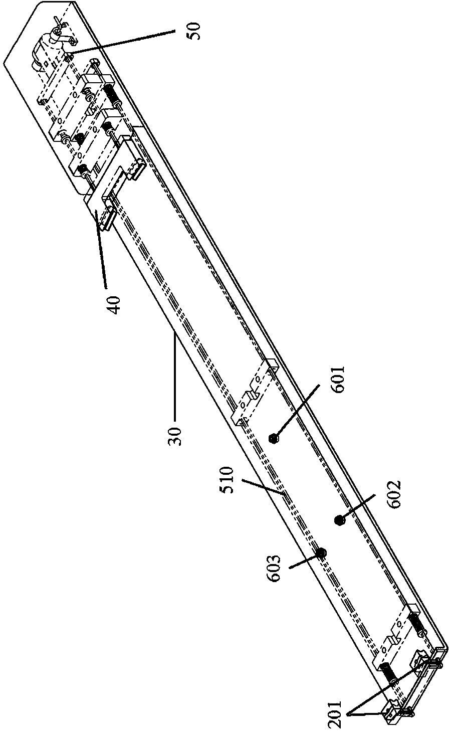 Wafer clamping device utilizing spring tensioning force feedback and motor driving force feedback