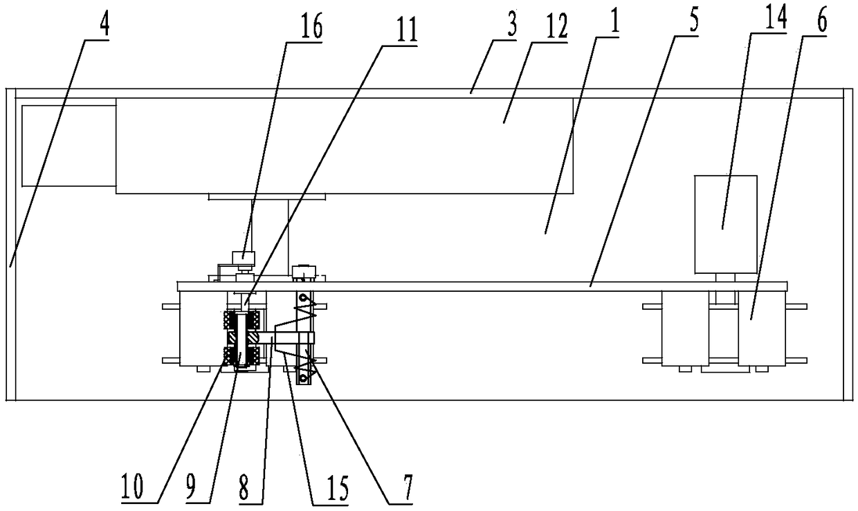 Filter paper translation device of β-ray method atmospheric particle monitor