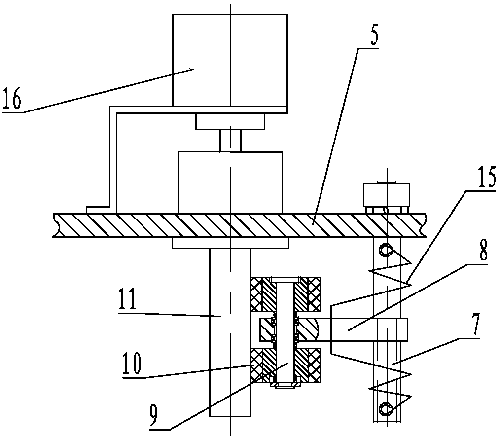 Filter paper translation device of β-ray method atmospheric particle monitor
