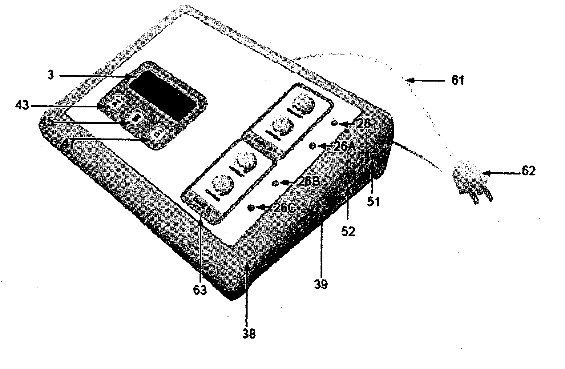Low frequency electrical stimulator device for the prevention and treatment of chronic wounds