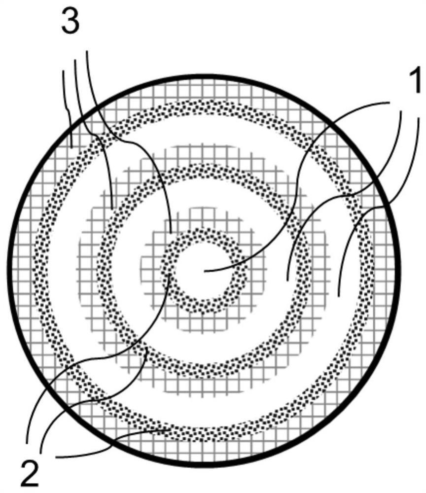 A three-channel molten salt reactor core structure and three-channel molten salt reactor system