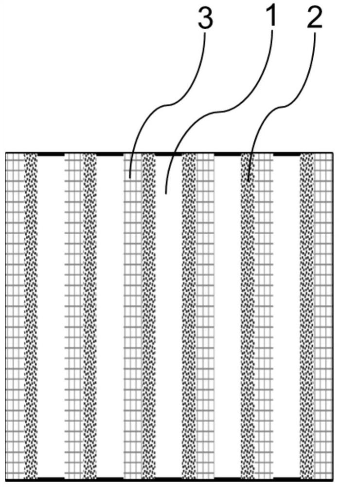 A three-channel molten salt reactor core structure and three-channel molten salt reactor system