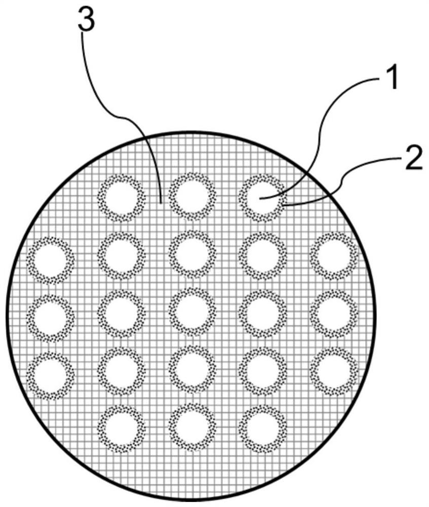 A three-channel molten salt reactor core structure and three-channel molten salt reactor system