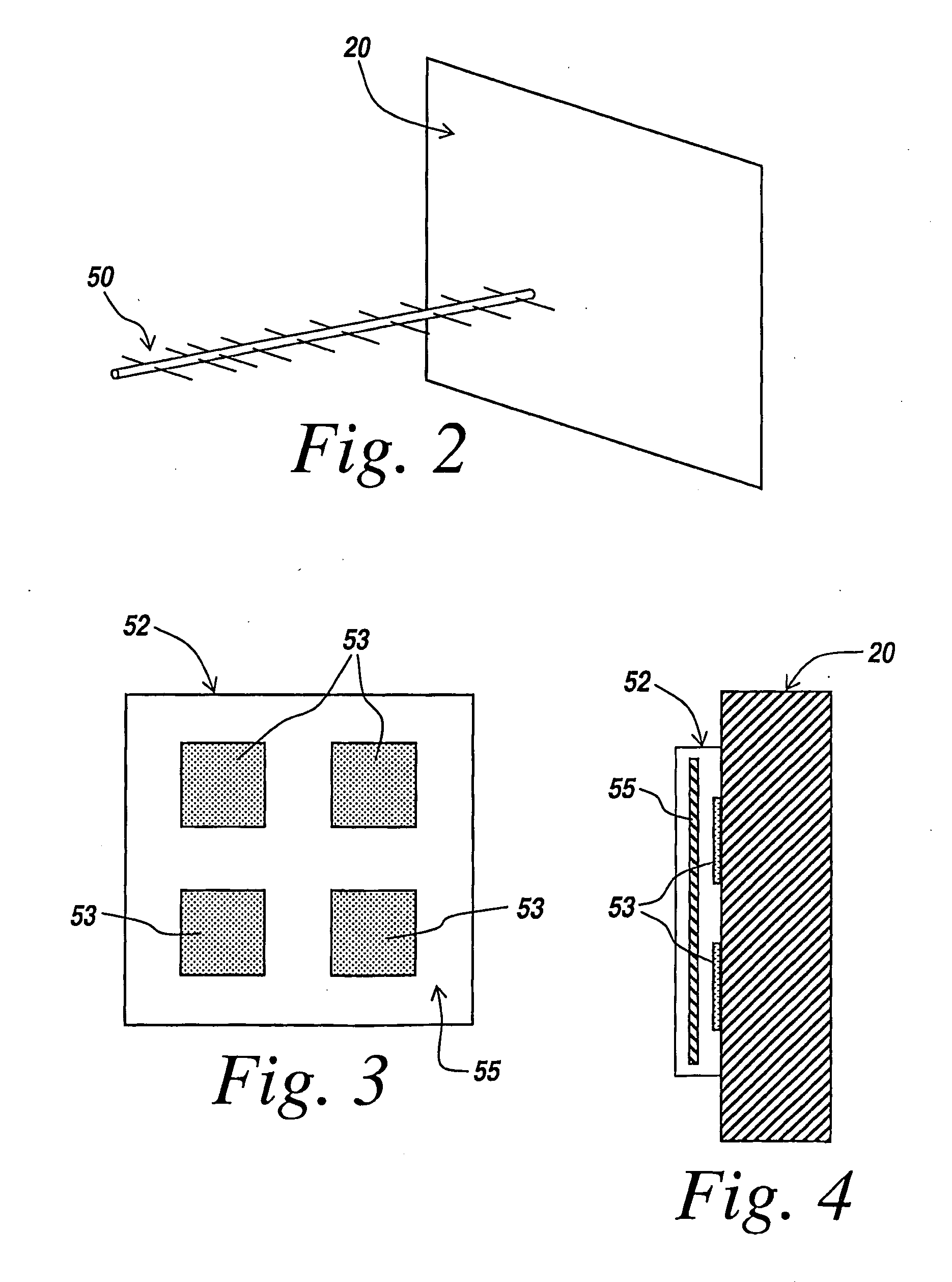 Through-the-wall motion detector with improved antenna