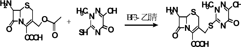 Synthetic method of ceftriaxone sodium crude salt