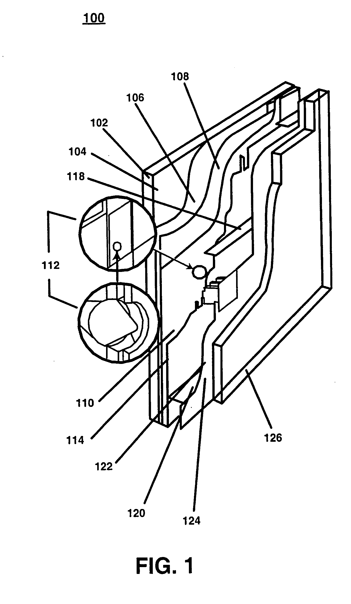 Method of patterning wall and phosphor well matrix utilizing glass