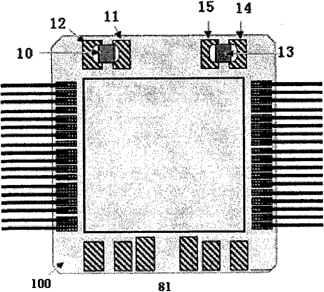 Packaging method of improving antistatic capability of integrated circuit chip