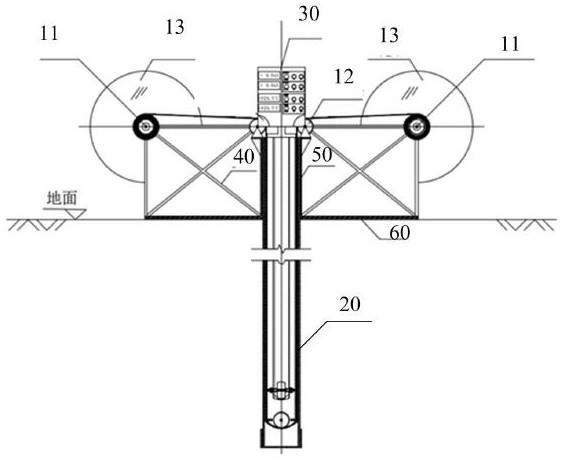 Geotechnical engineering inclination measurement method and device based on shape memory material