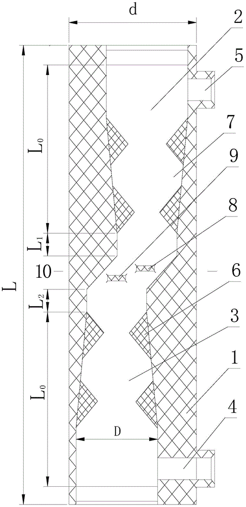 Full-grouting sleeve adopting eccentric connection of reinforcing steel bars and usage method of sleeve