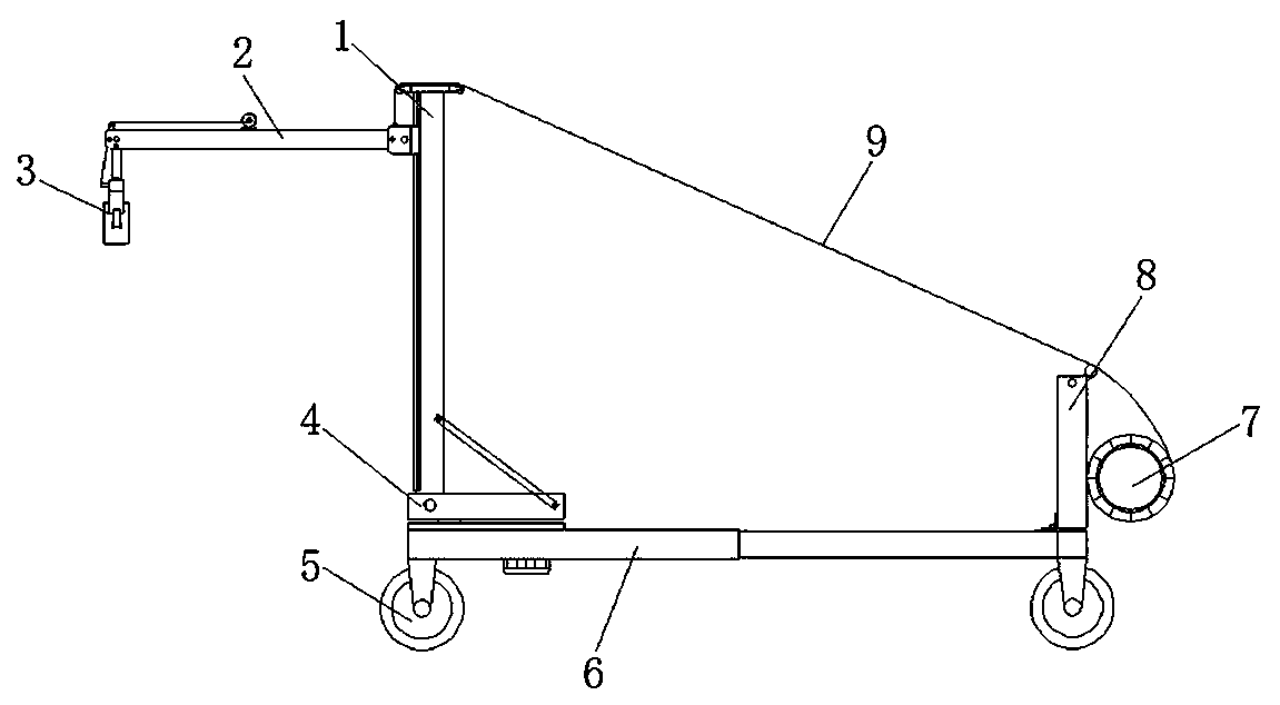 Mechanical arm transferring device and implementing method thereof