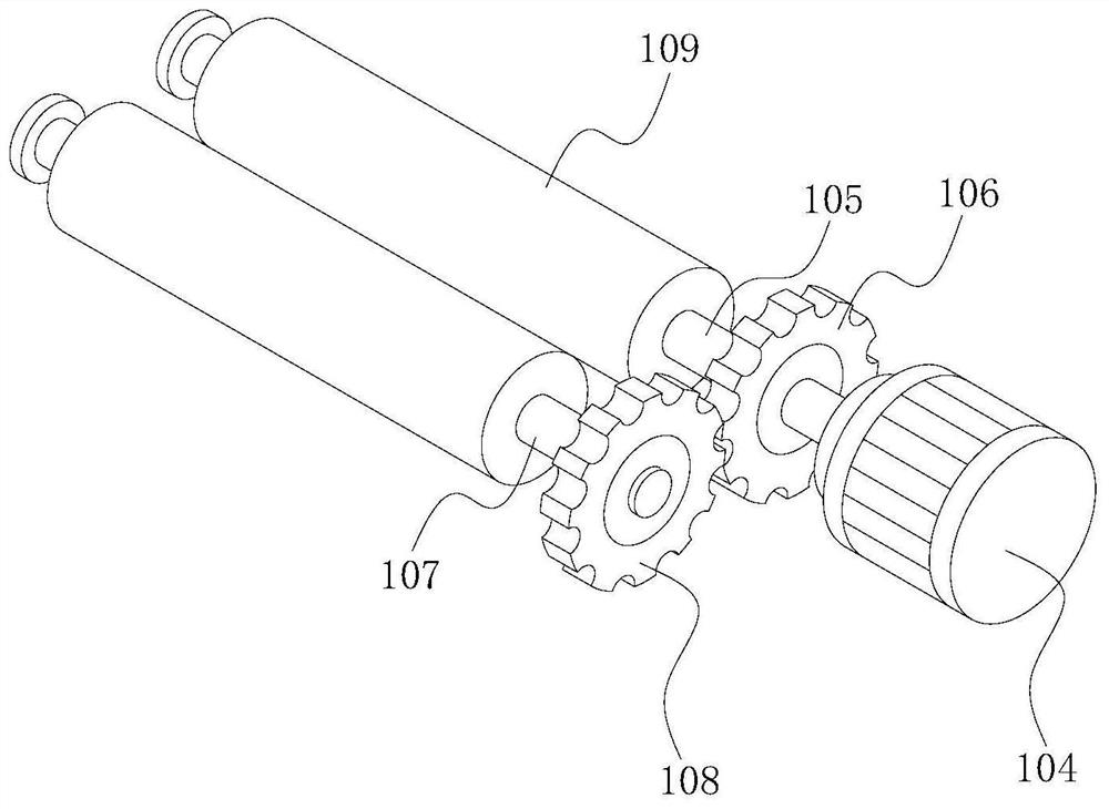 Raw material feeding device for PLA suction pipe production and using method thereof