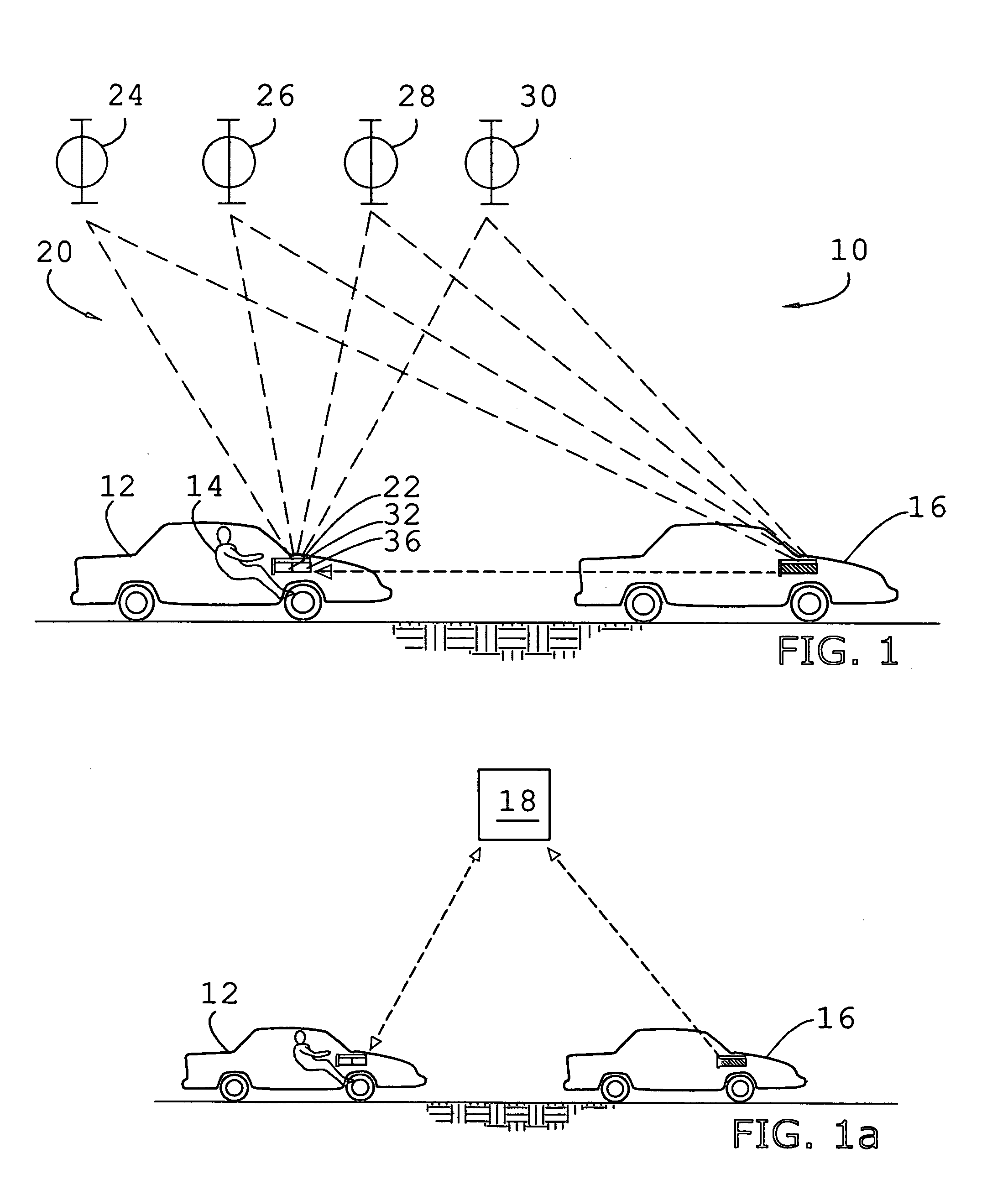 System for and method of detecting a collision and predicting a vehicle path