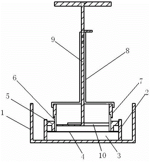 Sand soil consolidation compression test sample loading device and sample loading method thereof