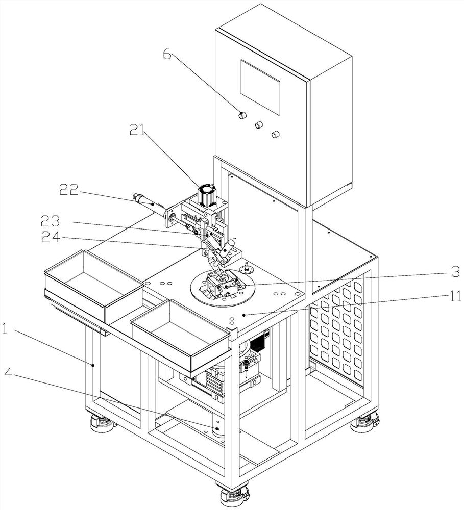 An automatic gear welding mechanism