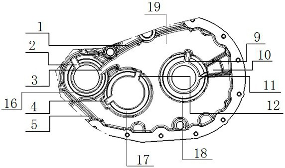 A reducer housing structure and an electric vehicle