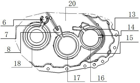 A reducer housing structure and an electric vehicle