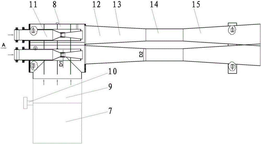 Vacuumizing system and method for vacuum cabin of ramjet engine