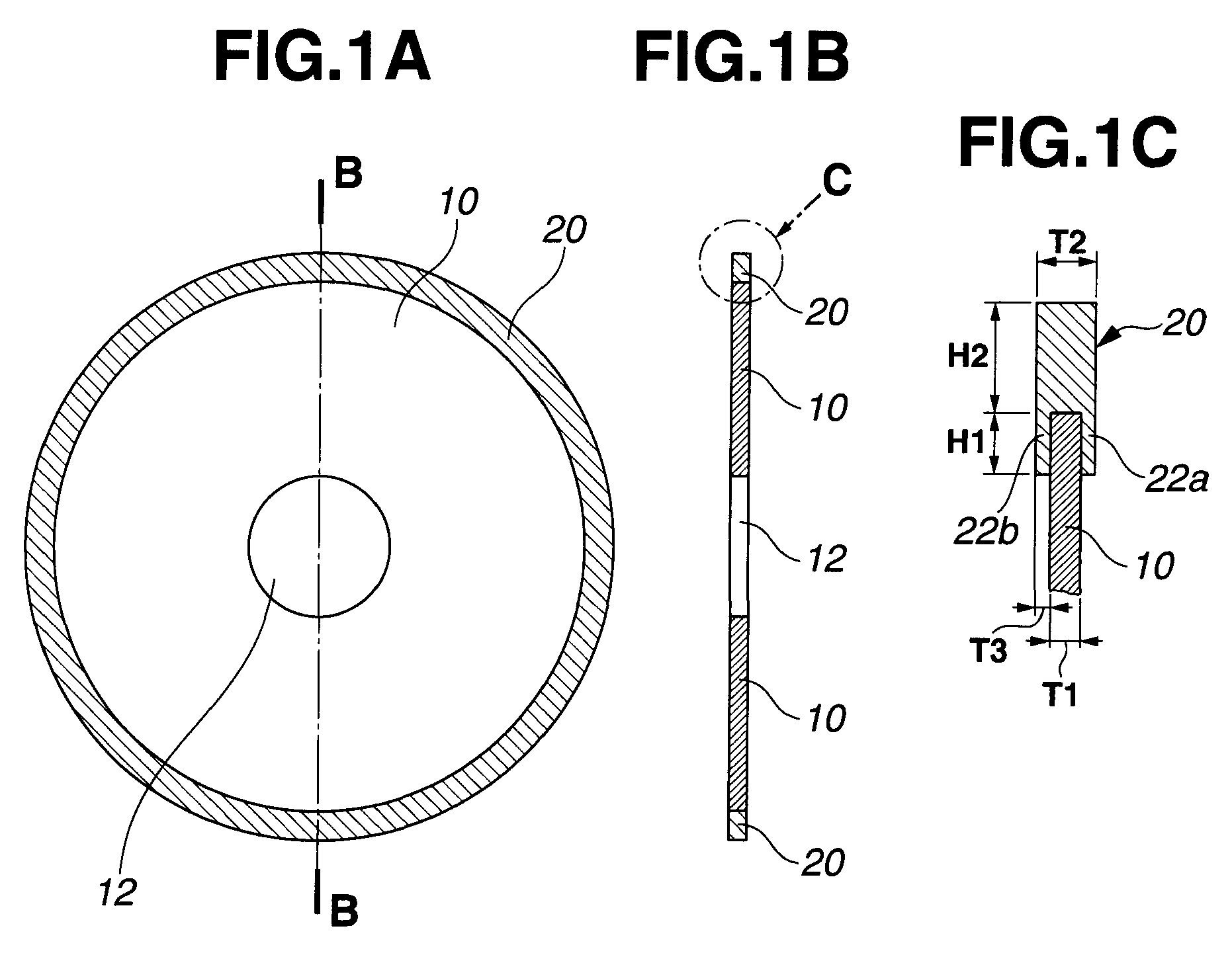 Cemented carbide base outer blade cutting wheel and making method