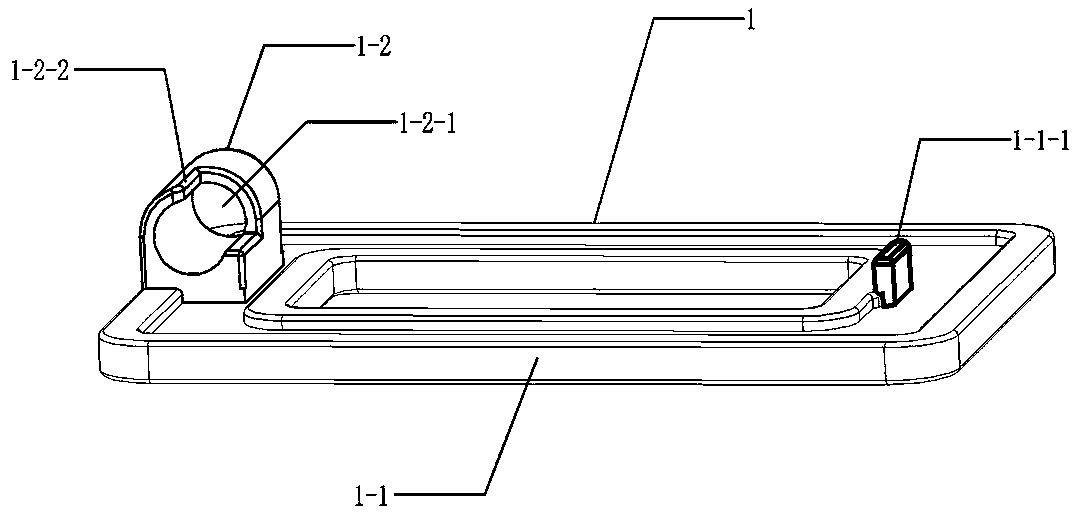 Liftable mobile phone support with mirror function