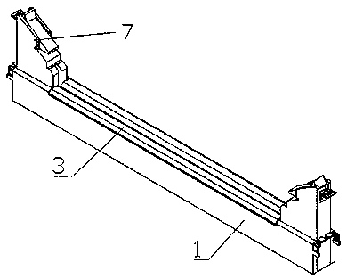 Memory strip mounting structure