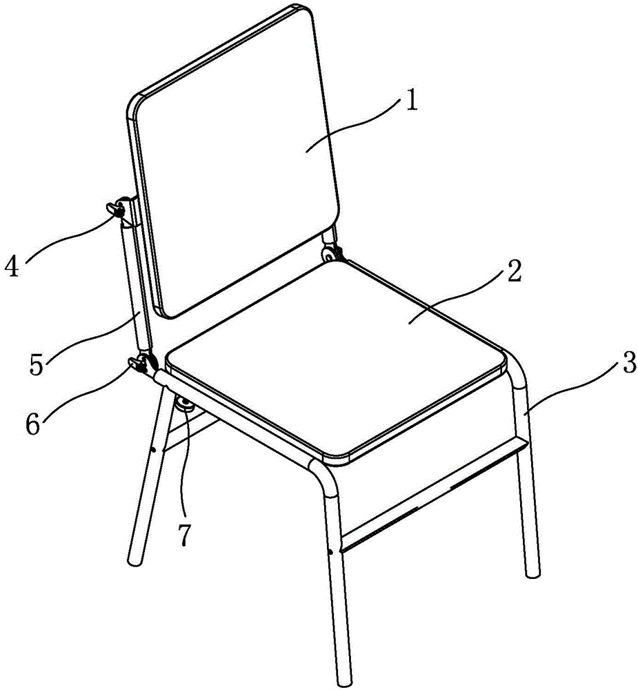 Light-type simple chair