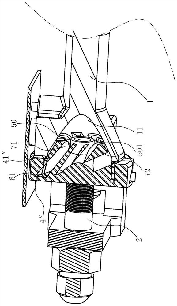 A damper adjustment mechanism for a gas cooker