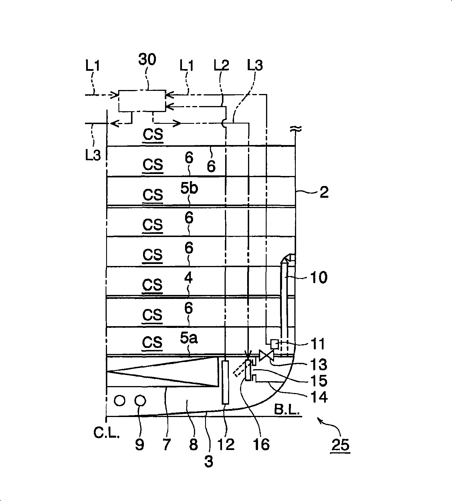 Ship recovery ability recovering apparatus and automobiles transporting ship having the apparatus