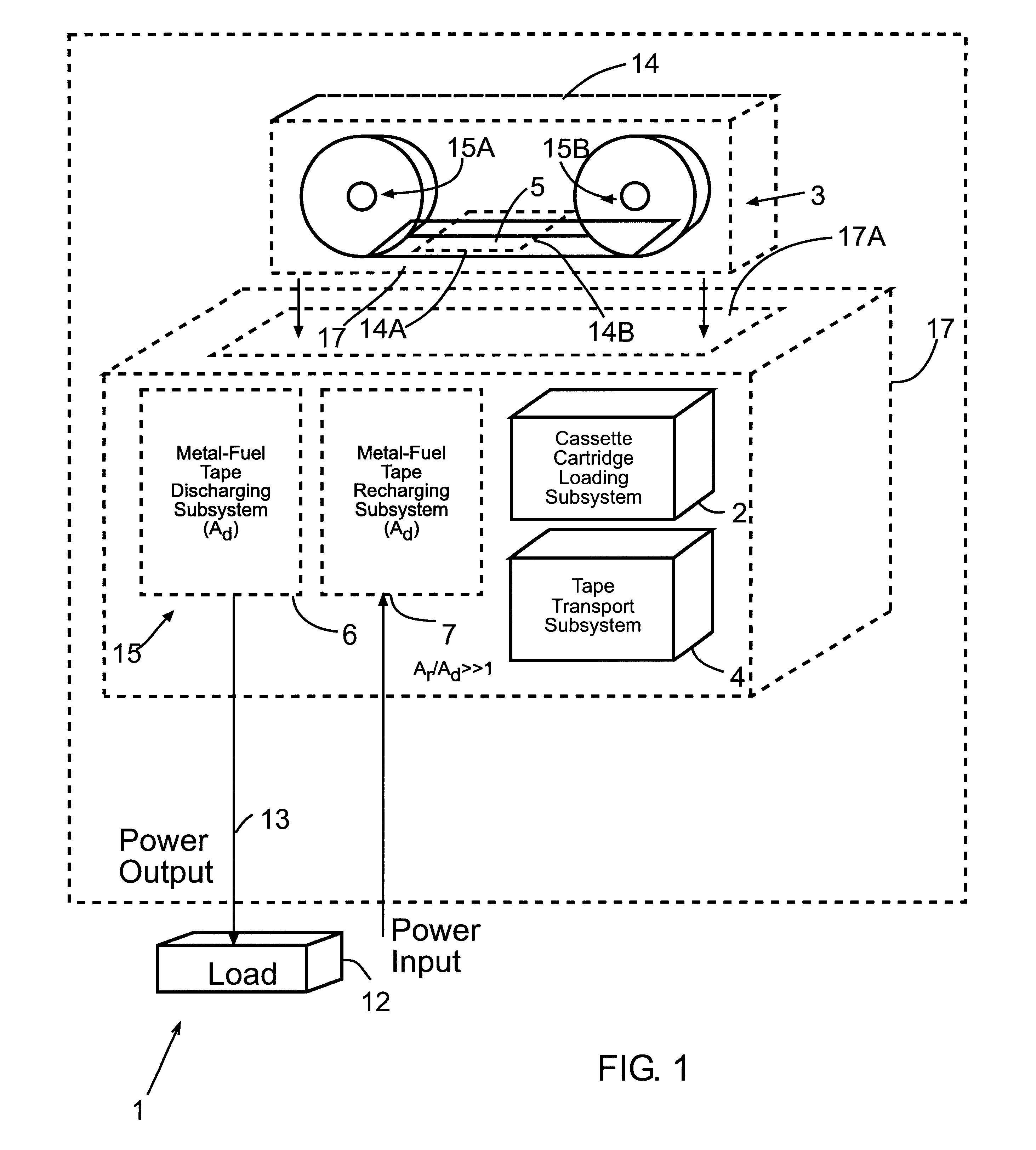 Metal-air fuel cell battery system having means for bi-directionally transporting metal-fuel tape and managing metal-fuel available therealong