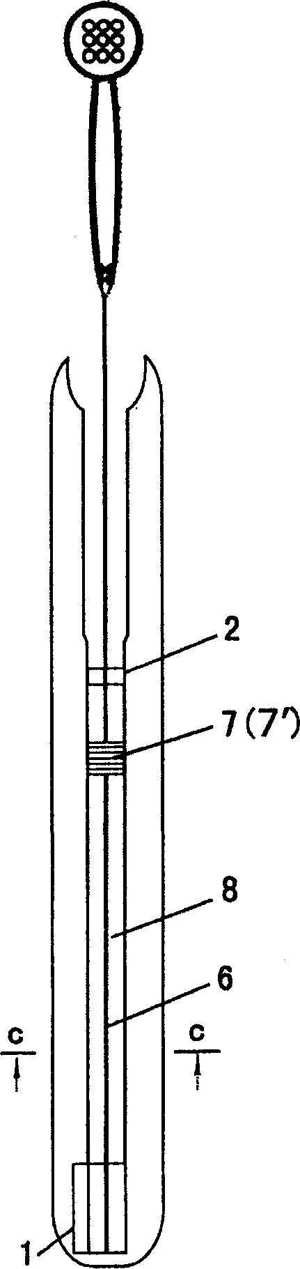 Mobile phone with built-in earphone for preventing radiation and built-in earphone assembly for preventing radiation