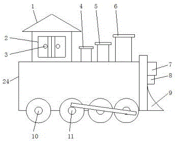 Multifunctional power-driven mini-train