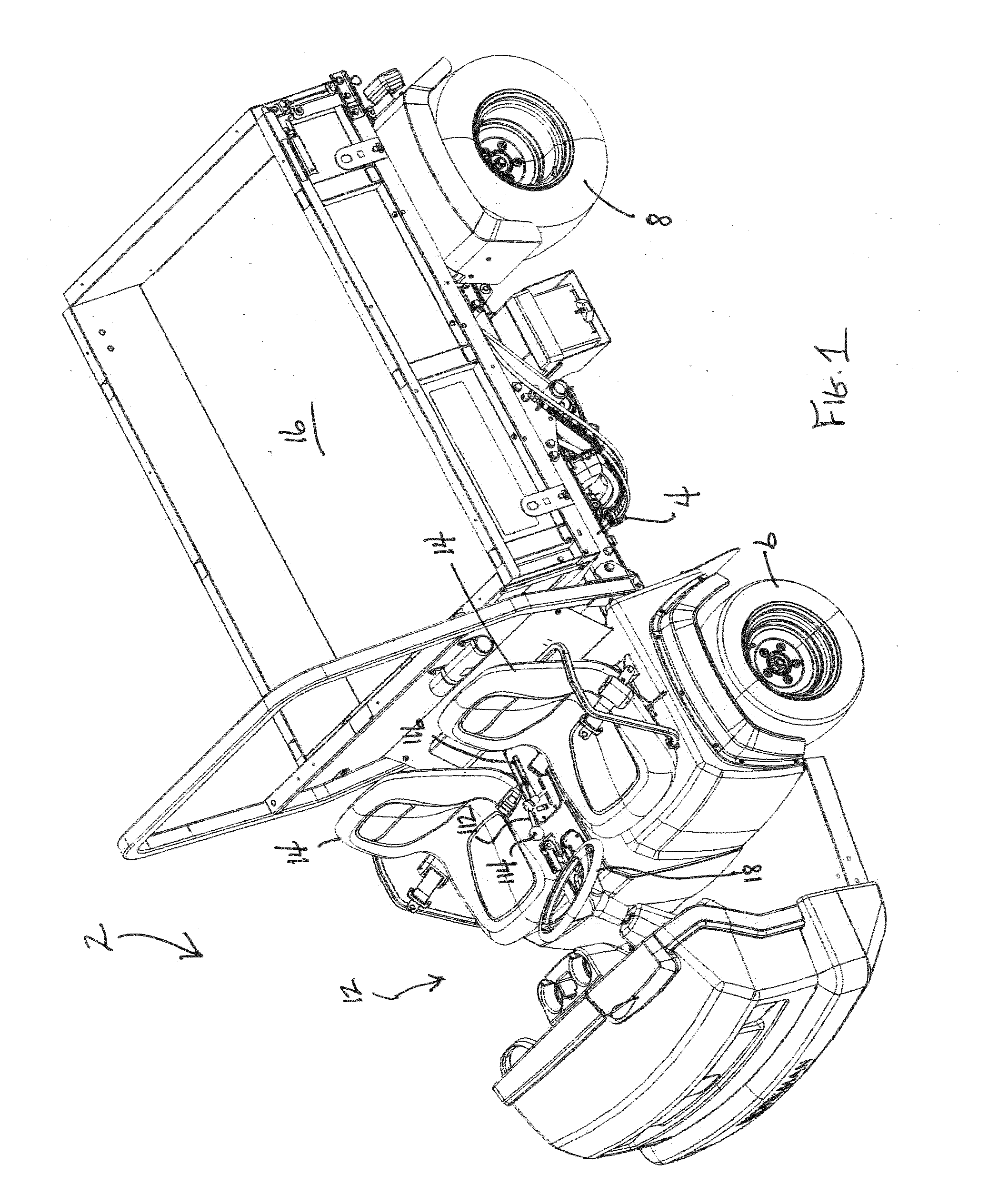 Utility vehicle with a continuously variable transmission having a system for selectively establishing a fixed maximum transmission ratio
